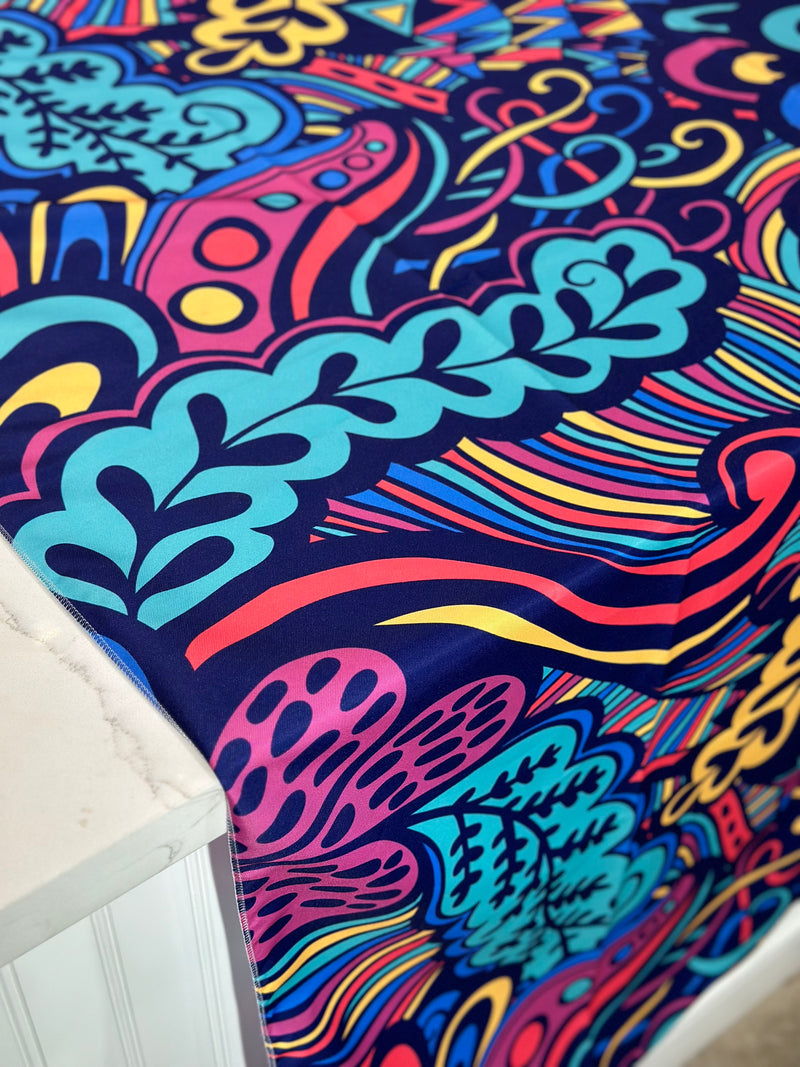 70's Funk (Poly Print) Table Linen