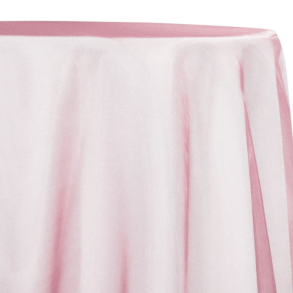 Crystal Organza Table Linen in Pink 509