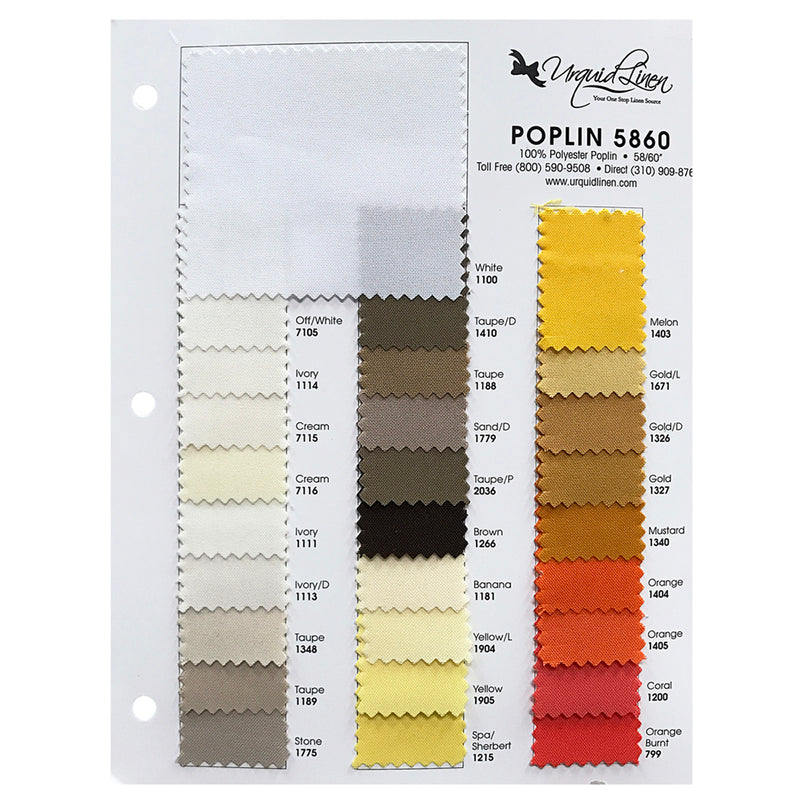 Premium Poly (Poplin) Table Linen in Yellow 1905