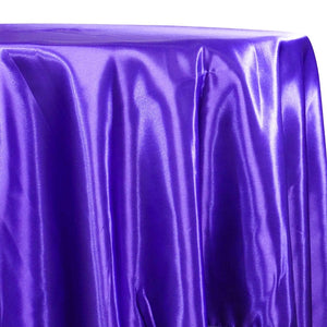 Bridal Satin Table Linen in Purple 658