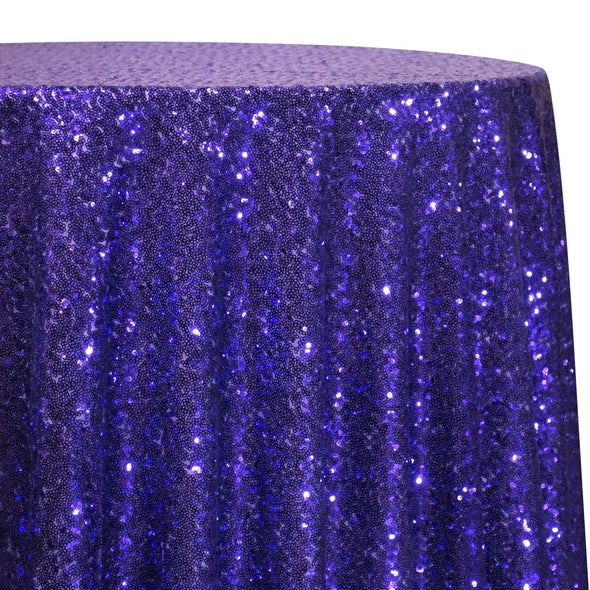 Glitz Sequins Table Linen in Purple