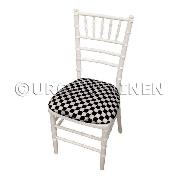 Race Checkers (1" & 4") - Chair Pad