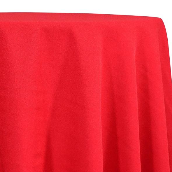 Red Tablecloth in Polyester for Weddings