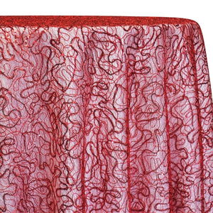 Bedazzle Table Linen in Red