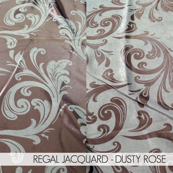 REGAL JACQUARD - DUSTY ROSE