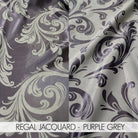 REGAL JACQUARD -  PURPLE GREY