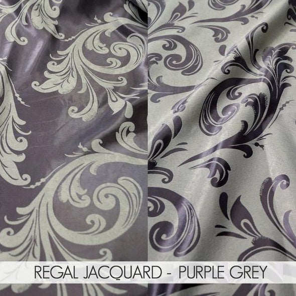 REGAL JACQUARD -  PURPLE GREY