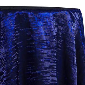 Crush Shimmer (Galaxy) Table Linen in Royal 2