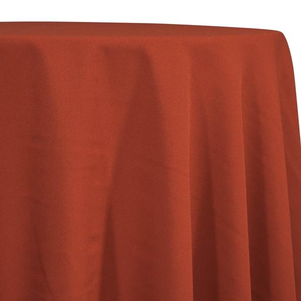 Copper Tablecloth in Polyester for Weddings