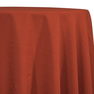 Rust Tablecloth in Polyester for Weddings