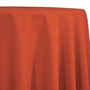Premium Poly (Poplin) Table Linen in Rust 1352