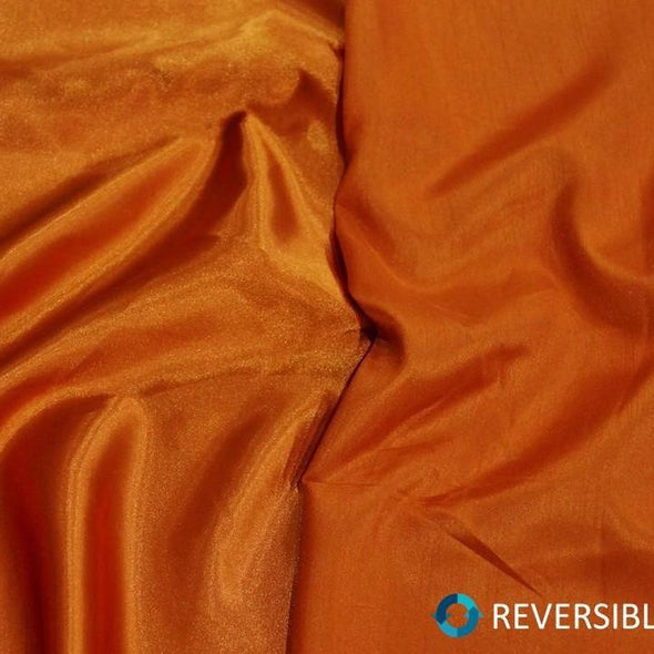 Shantung Satin (Reversible) Table Linen in Rust