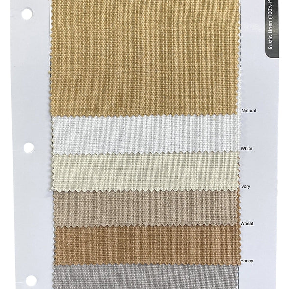 Rustic Linen Wholesale Fabric in Navy