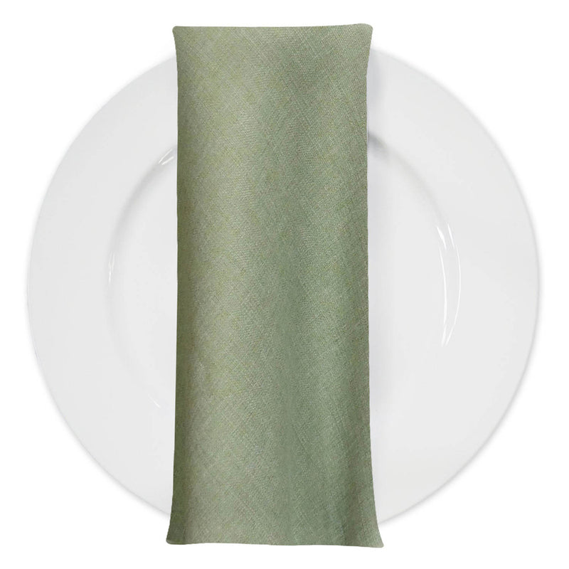 Rustic Linen Table Napkin in Sage