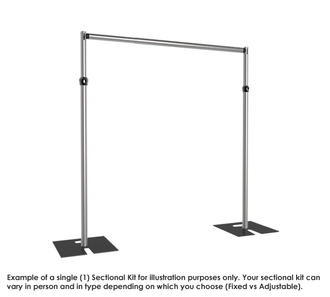 Backdrop Section Build Your Custom Backdrop Kit – Perfect for Events & Photography ...