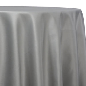 Lamour (Dull) Satin Table Linen in Silver 1301
