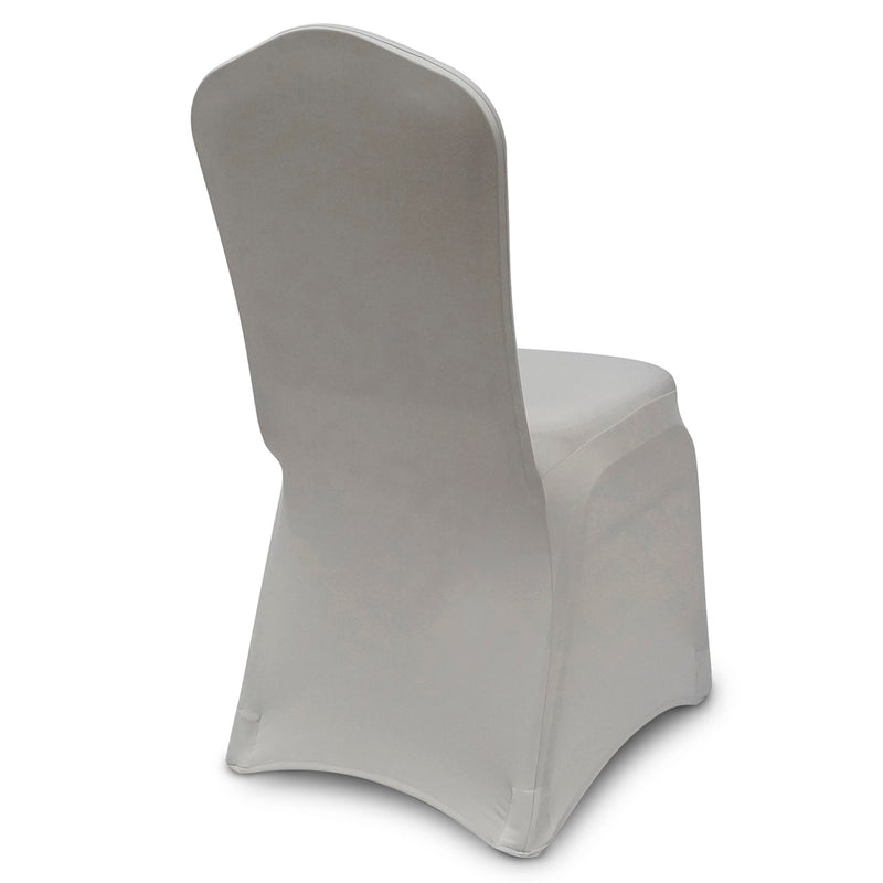 Spandex Banquet Chair Cover in Silver