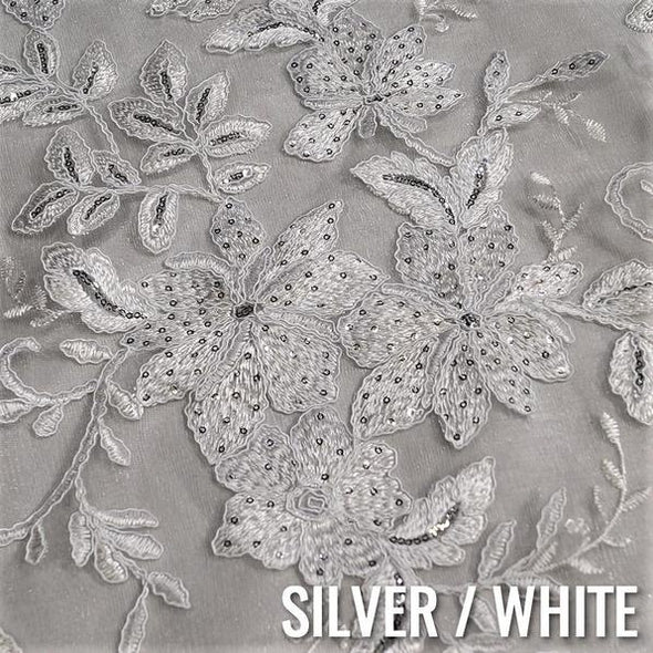 SILVER / WHITE
