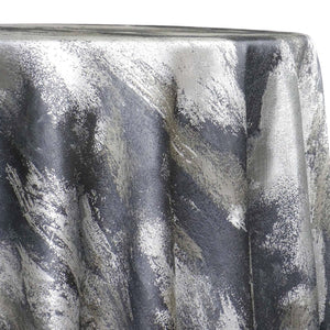 Element Jacquard Table Linen in Silver