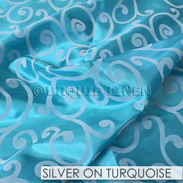 SILVER ON TURQUOISE
