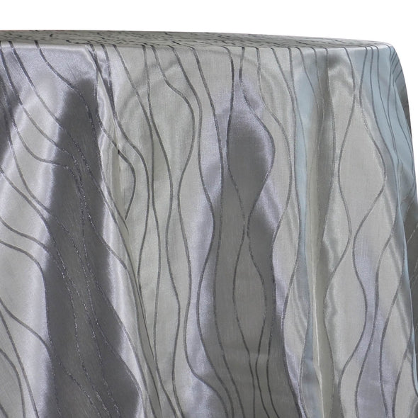 Karawave Jacquard (Reversible) Table Linen in Silver