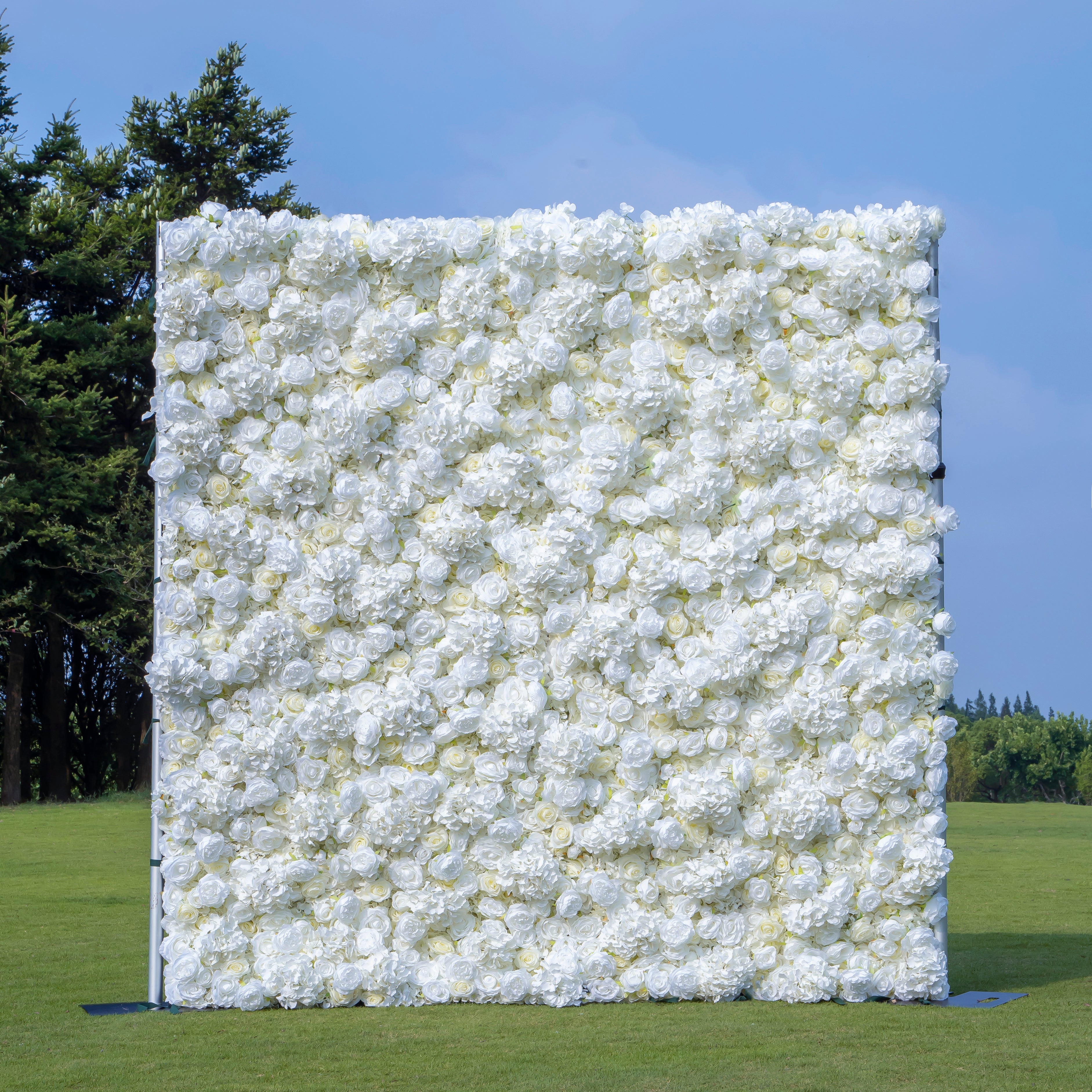 3D Flower Wall - Snow – Urquid Linen