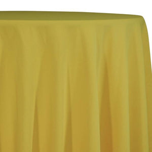 Yellow Tablecloth in Polyester for Weddings