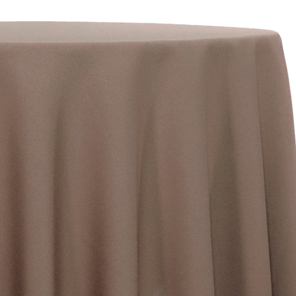 Lamour (Dull) Satin Table Linen in Taupe 1188