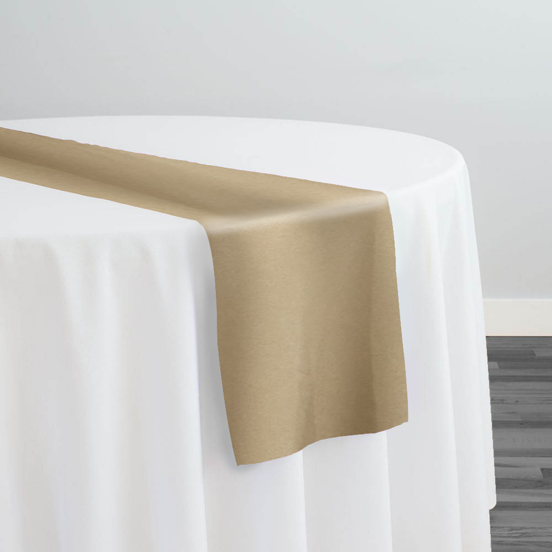 Scuba (Wrinkle-Free) Table Runner in Taupe 1189