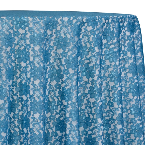 Classic Lace Table Linen in Turquoise 1136