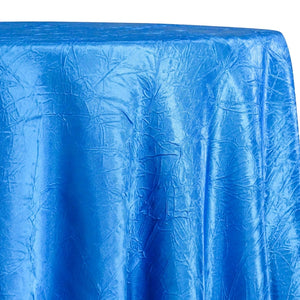 Crush Satin (Bichon) Table Linen in Turquoise 31