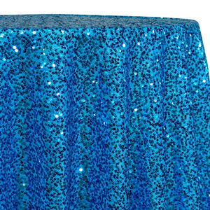 Taffeta Sequins Table Linen in Turquoise
