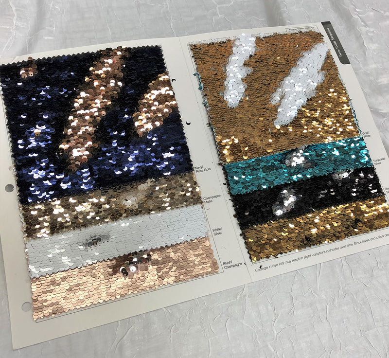 Two-Tone Sequins Color Card