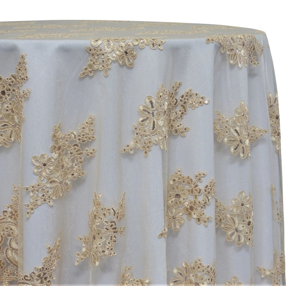 Venetian Lace Table Linen in Ivory