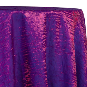 Crush Shimmer (Galaxy) Table Linen in Violet 21