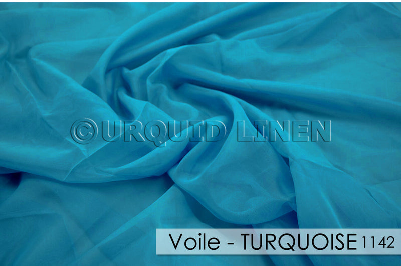 VOILE-TURQUOISE 1142