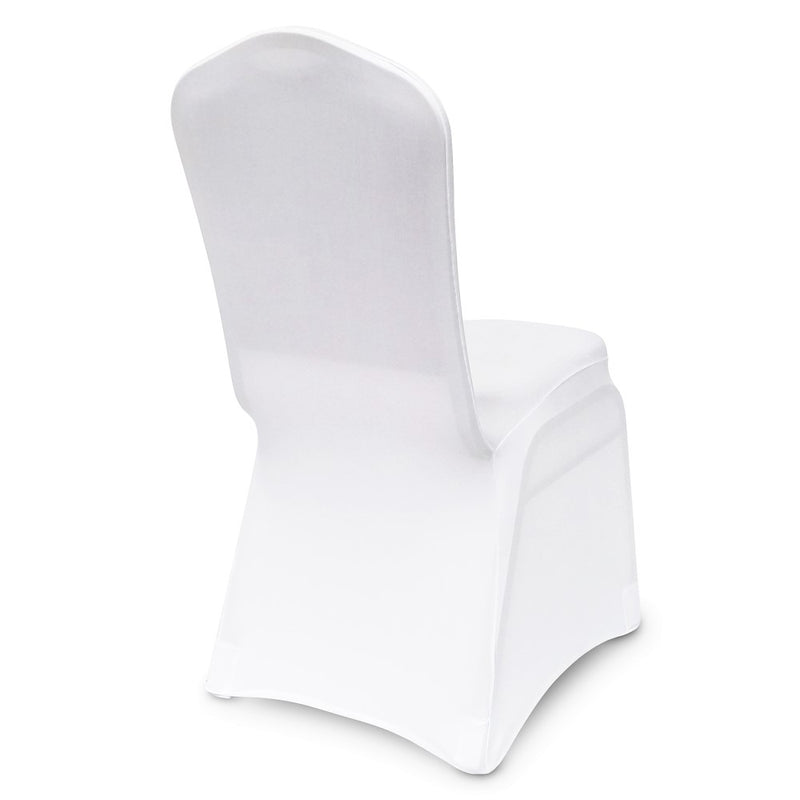 Spandex Banquet Chair Cover in White