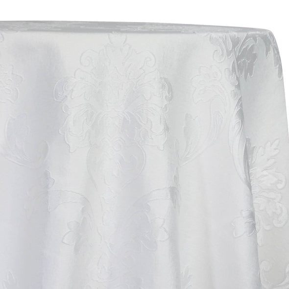 Madison Jacquard (Reversible) Table Linen in White