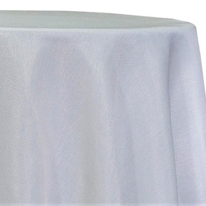 Imitation Burlap Table Linen in White
