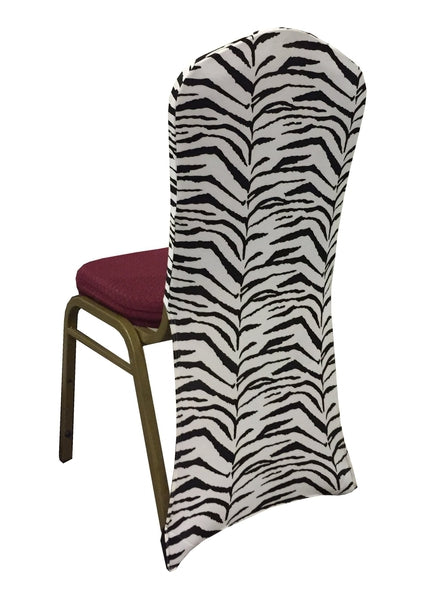 Spandex Chair Back - Zebra