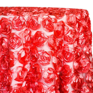 Peony Bouquet Table Linen in Coral