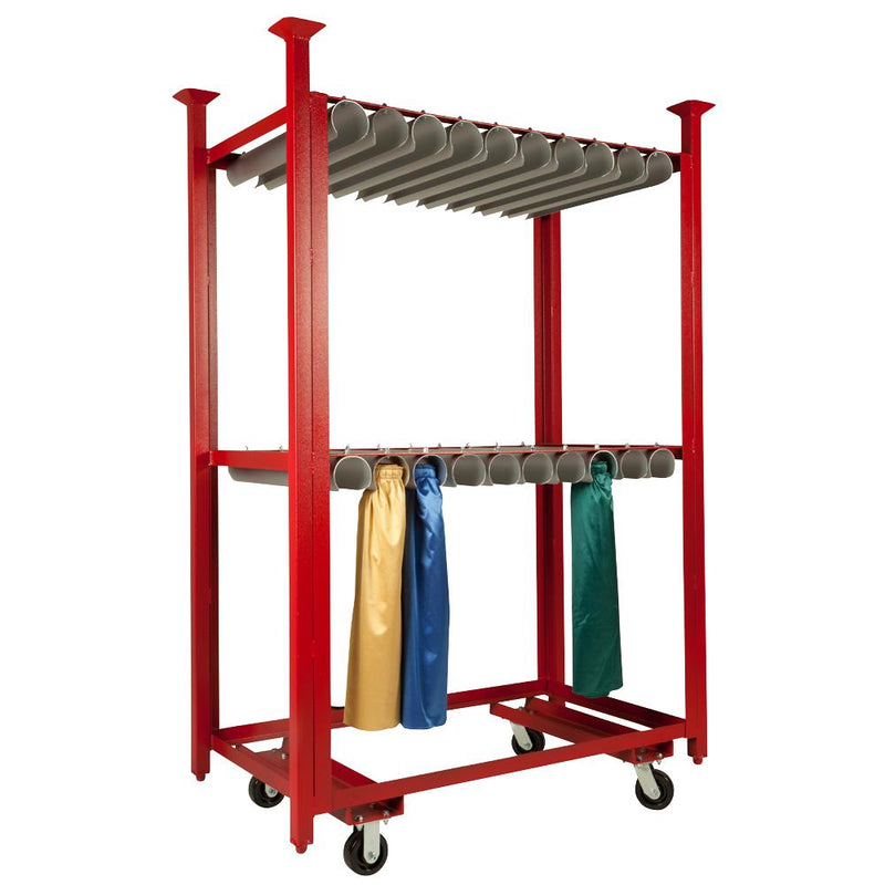 Table Skirt Cart - Double Rack