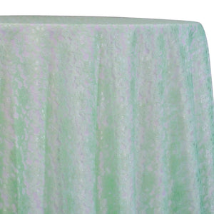 Classic Lace Table Linen in Mint 1765