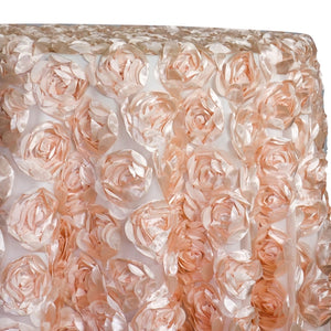 Peony Bouquet Table Linen in Peach