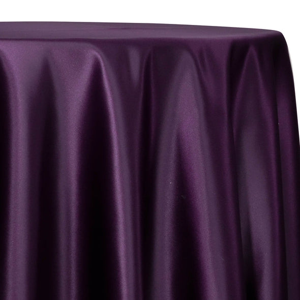 Lamour (Dull) Satin Table Linen in Purple D 9686