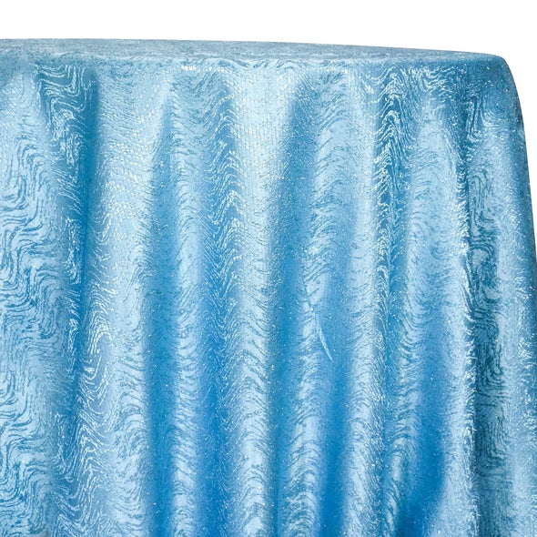 Twinkle Tensil Table Linen in Turquoise