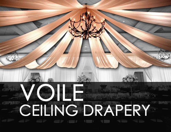 Voile Ceiling Drape Collection